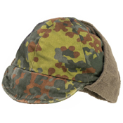 German Flectar Camo Used Winter Cap