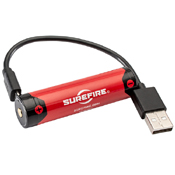 SureFire Micro USB Lithium Ion Rechargeable Battery