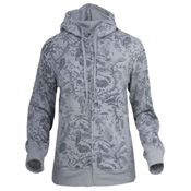 Ladies Floral Full Zip Hoody