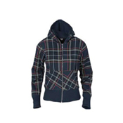 Ladies Full Zip Plaid Hoody