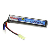 1000mAh 20C Stick Style Buffer Tube Size Battery