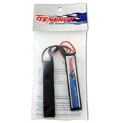 7.4V 1000mAh 20C Nun Chuck Style Tube Size Battery