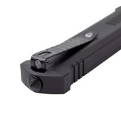 A4 Humvee Button Lock Knife in silver, offered at Buycamouflage.com.