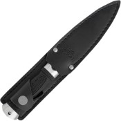 Honshu Sgian Knife: Black. Complete with sheath. Buy now at BuyCamouflage.com.