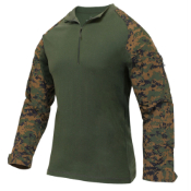 1/4 Zip Tactical Airsoft Combat Shirt