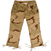 Womens Camo Capri Pants