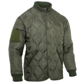 Quilted Woobie Jacket - Olive Drab