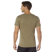 US Flag Bearded Skull T-Shirt