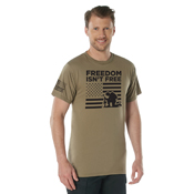 Ultra Force Freedom Isn't Free US Flag Print T-Shirt