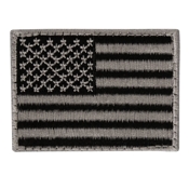 Mini US Flag Patch With Hook Back