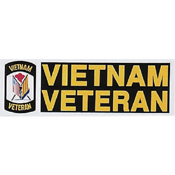 Vietnam Veteran Bumper Sticker
