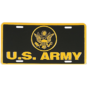 US Army License Plate