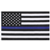 Thin Blue Line U.S. Flag