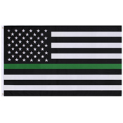 Thin Green Line Flag