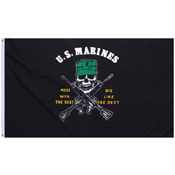 US Marines Mess With The Best Die Like The Rest Flag