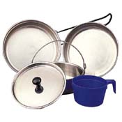5 Piece Stainless Steel Mess Kit