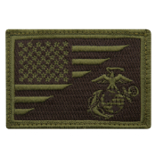 US Flag /USMC Eagle/ Globe and Anchor Morale Patch