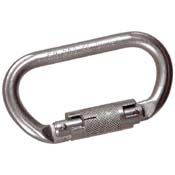 Steel 30 Kn Oval Twist Lock Carabiner