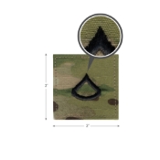 Official U.S. Made Embroidered Rank Private 1St Class Insignia