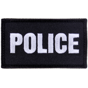 Police Patch with Hook Back