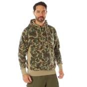 Camo Pullover Hooded Sweatshirt