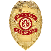 Deluxe Fire Department Badge
