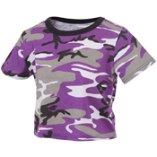 Womens Camo Crop Top