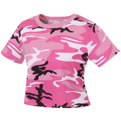 Womens Camo Crop Top