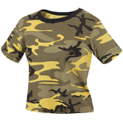 Womens Camo Crop Top