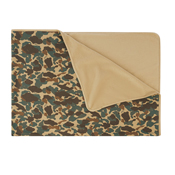X Bear Archery Fred Bear Camo Fleece Throw Blanket