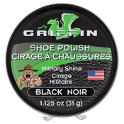 Griffin 1.125 oz Military Shine Black Shoe Polish