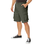 Vintage Solid Paratrooper Cargo Short