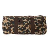 Camo Canvas Shoulder Duffle Bag