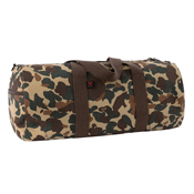 Camo Canvas Shoulder Duffle Bag