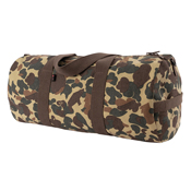 Camo Canvas Shoulder Duffle Bag