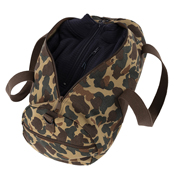 Camo Canvas Shoulder Duffle Bag