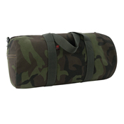 Camo Canvas Shoulder Duffle Bag