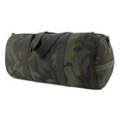 Camo Canvas Shoulder Duffle Bag