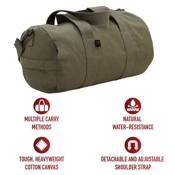Ultra Force Canvas Shoulder Duffle Bag