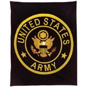 Ultra Force Army Insignia Fleece Blanket 50Inch X 60Inch
