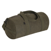 Waxed Canvas Shoulder Duffle Bag