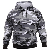 Camo Pullover Hooded Sweatshirt