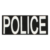 Police Patch W/ Hook Back