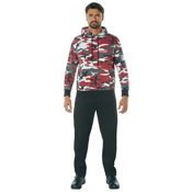 Camo Pullover Hooded Sweatshirt