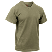 Mens Solid Color 100 Percent Cotton T-Shirt
