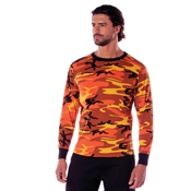 Mens Long Sleeve Camo T-Shirt