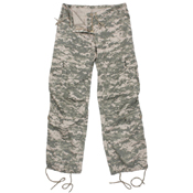 Womens Camo Vintage Paratrooper Fatigue Pants