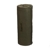 Canvas Duffle Bag With Side Zipper