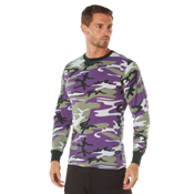 Mens Long Sleeve Camo T-Shirt
