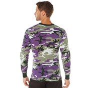 Mens Long Sleeve Camo T-Shirt